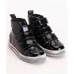 Pine Kids Winter Boots With Velcro & Zip Closure - Blue