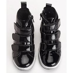 Pine Kids Winter Boots With Velcro & Zip Closure - Blue