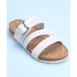 Pine Kids Slip On Sandals with Cork Footbed - Navy