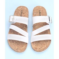 Pine Kids Slip On Sandals with Cork Footbed - Navy