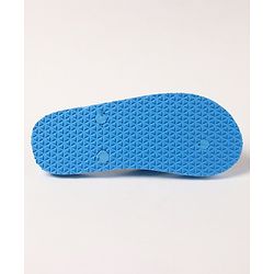 Pine Kids Slip On Flip Flops Sea Theme Print - French Blue