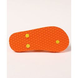 Pine Kids Slip On Flip Flops Rainbow Print - Yellow Orange