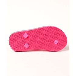 Pine Kids Slip On Flip Flops Floral Print - Pink White