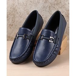 Pine Kids Slip On Party Wear Loafers - Blue