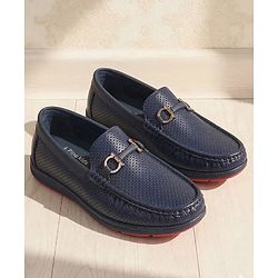 Pine Kids Slip On Party Wear Loafers - Blue