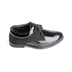 Pine Kids Lace Up Party Wear Shoes - Brown