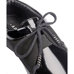 Pine Kids Lace Up Party Wear Shoes - Brown