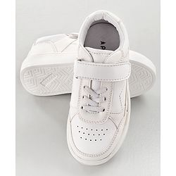 Pine Kids Velcro Closure Casual Shoes - White