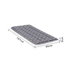Pine Kids Rolling Mattress with Waterproof Cover - Grey