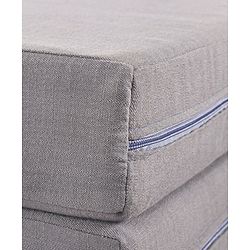 Pine Kids Classic Four Fold Sofa Cum Mattress - Grey
