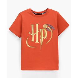 Pine Kids Biowashed Harry Potter Collection Half Sleeves Tee - Red