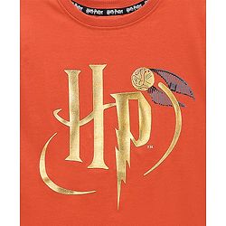Pine Kids Biowashed Harry Potter Collection Half Sleeves Tee - Red
