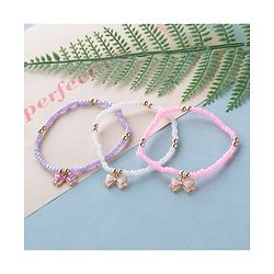 Pine Kids Free Size Bracelets Pack of 3-  Multicolor
