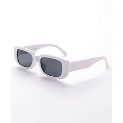 Pine Kids Free Size Rectangular Sunglasses - White