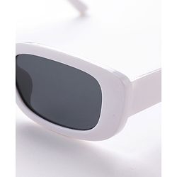 Pine Kids Free Size Rectangular Sunglasses - White