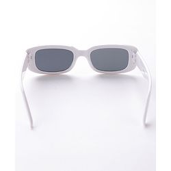 Pine Kids Free Size Rectangular Sunglasses - White