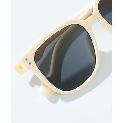 Pine Kids Sunglasses Leopard Print - Light Yellow