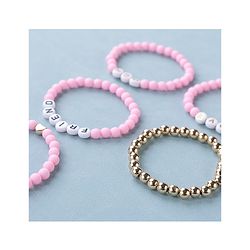 Pine Kids Free Size Bracelets Pack of 5-  Pink