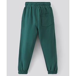 Pine Kids Full Sleeves Bio Washed Tie Dyed Crew Neck Sweatshirt & Lounge Pant - Green