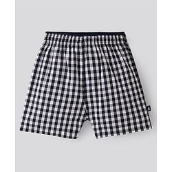 Pine Kids Cotton Woven Above Knee Length Check Boxers Pack of 2 (Colour May Vary)