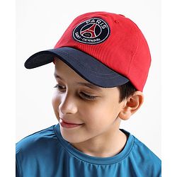 Pine Active 100% Cotton Cap PSG Embroidered Red - Circumference 55 cm