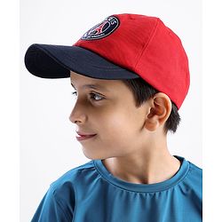 Pine Active 100% Cotton Cap PSG Embroidered Red - Circumference 55 cm