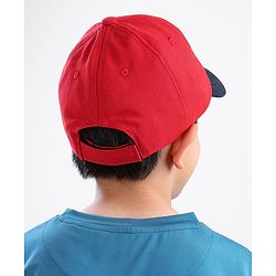 Pine Active 100% Cotton Cap PSG Embroidered Red - Circumference 55 cm