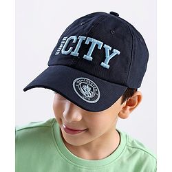 Pine Active 100% Cotton Cap Manchester City Print Blue - Circumference 54 cm