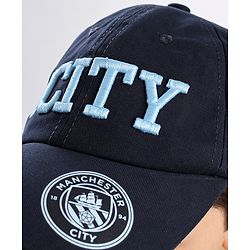 Pine Active 100% Cotton Cap Manchester City Print Blue - Circumference 54 cm