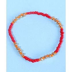 Pine Kids Free Size Necklace & Bracelet Set With Butterfly Detailing- Multicolor