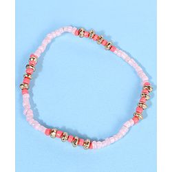 Pine Kids Free Size Necklace & Bracelet Set With Butterfly Detailing- Multicolor