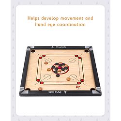Pine Kids Wooden 26 Inch Medium Carrom Board - Multcolour