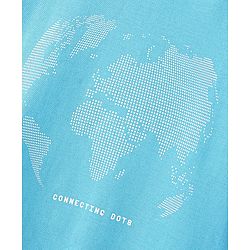 Pine Kids Half Sleeves Splish Splash Biowashed T-Shirt - Blue