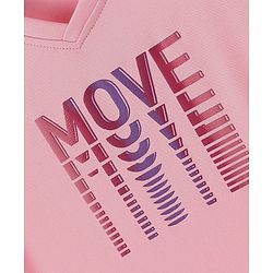 Pine Active Skin Friendly & Breathable Half Sleeves Sportswear T-Shirt -Pink