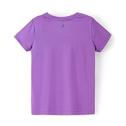 Pine Active Skin Friendly & Breathable Half Sleeves Sportswear T-Shirt - Purple