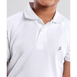 Pine Active Half Sleeves T-Shirt & Track Pant Cricket Jersey Set Solid - White