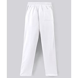 Pine Active Half Sleeves T-Shirt & Track Pant Cricket Jersey Set Solid - White
