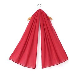 Pine Kids Three Fourth Sleeves Flower Print Layered Kurti & Churidar Salwar Set - Red