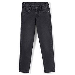 Pine Kids Full Length Basic Five Pocket Jeans - Grey