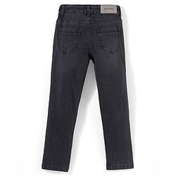 Pine Kids Full Length Basic Five Pocket Jeans - Grey
