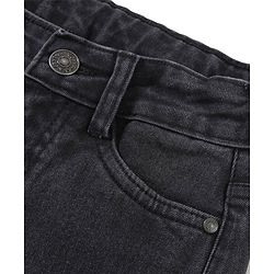 Pine Kids Full Length Basic Five Pocket Jeans - Grey