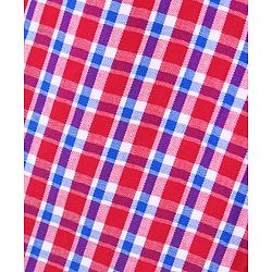 Pine Kids Full Sleeve Turn Up Single Pocket Checks Shirt - Red