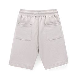 Pine Kids Cotton Knit Knee Length Short Cyborg Print - Dawn Blue