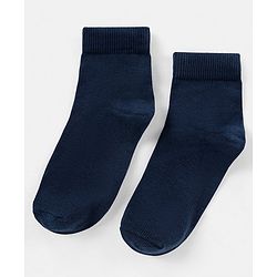 Pine Kids Anti Microbial Biowashed Regular Length Socks Pack Of 3 - Navy Peony