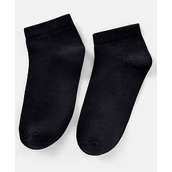 Pine Kids Anti Microbial Biowashed Regular Length Socks Pack of 3 - Black