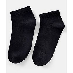 Pine Kids Anti Microbial Biowashed Regular Length Socks Pack of 3 - Black