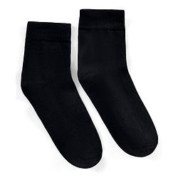Pine Kids Anti Microbial Bio Washed Regular Length Socks Pack Of 3 - Black