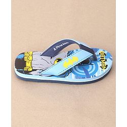 Pine Kids Flip Flops Batman Print - Blue