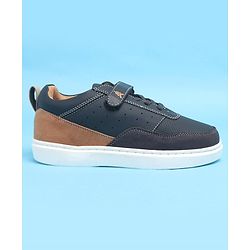 Pine Kids Casual Shoes with Velcro Closure - Navy Blue