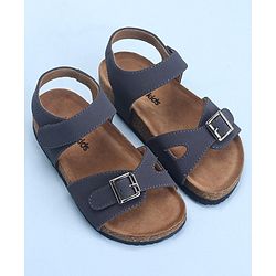 Pine Kids Sandals with Velcro Closure - Navy Blue
